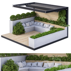 Other Roof Garden and Landscape Furniture with Pergola 02 