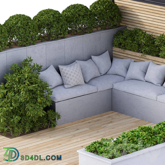 Other Roof Garden and Landscape Furniture with Pergola 02