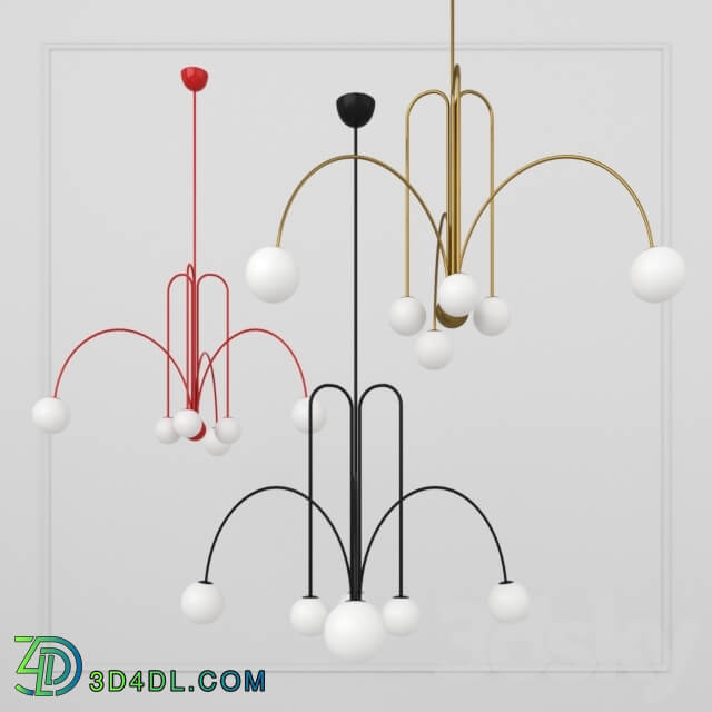 Chandelier Fontana Amorosa Gran Finale Pendant light 3D Models