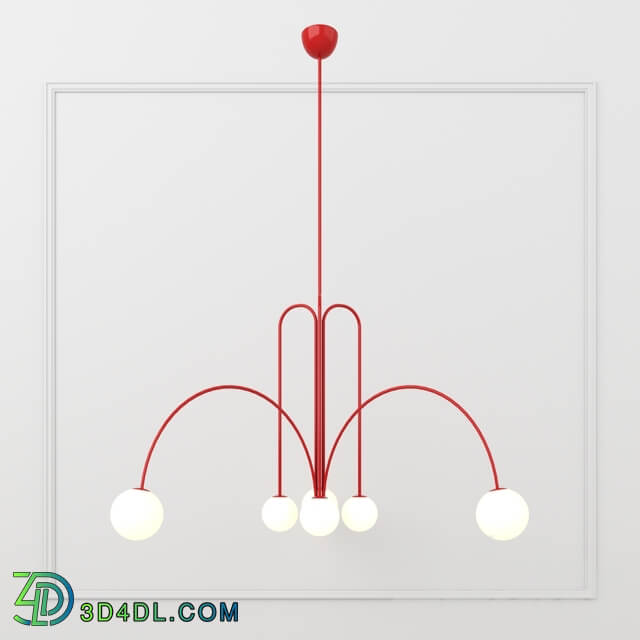 Chandelier Fontana Amorosa Gran Finale Pendant light 3D Models