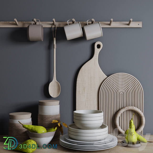 Decorative set for the kitchen 1