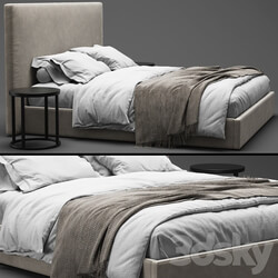 Bed RH Sullivan Fabric Bed 