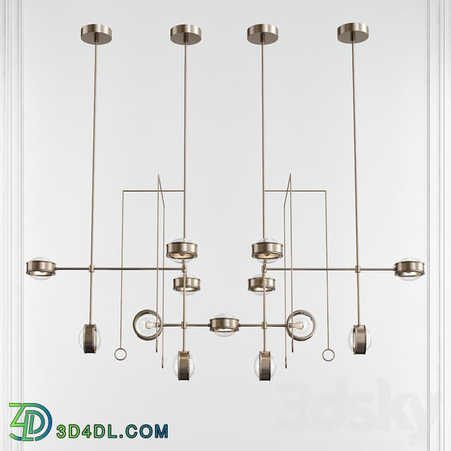 HOLLY HUNT LYRA CHANDELIER Pendant light 3D Models