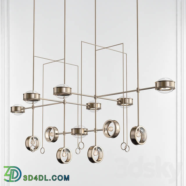 HOLLY HUNT LYRA CHANDELIER Pendant light 3D Models