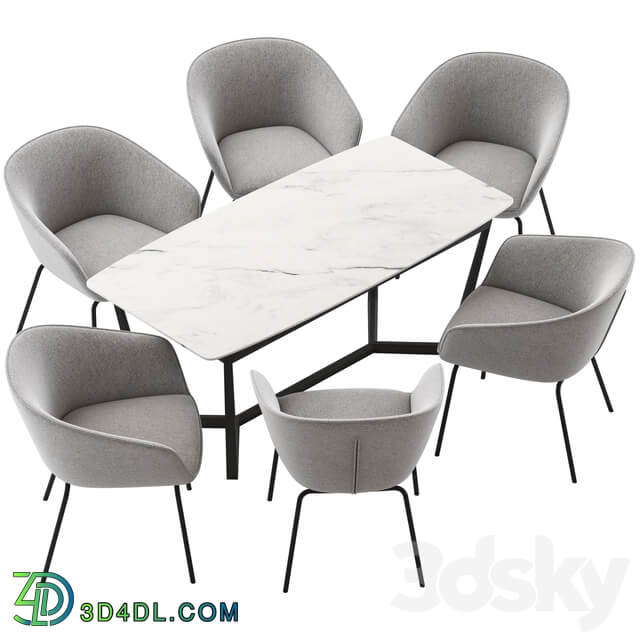 Table Chair Oslo Home Amanda Dinning Chair and Innova Australia Carlin Table