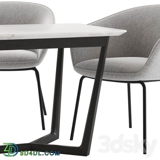 Table Chair Oslo Home Amanda Dinning Chair and Innova Australia Carlin Table