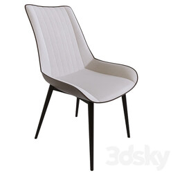 Woodville Seda light beige dining chair 