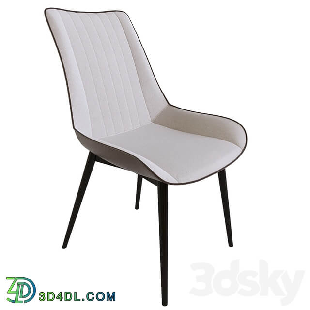 Woodville Seda light beige dining chair