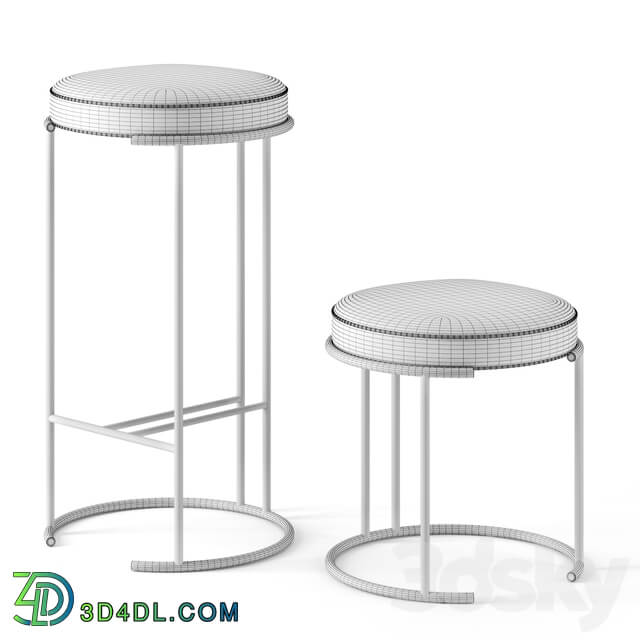 Nina stools by Living divani