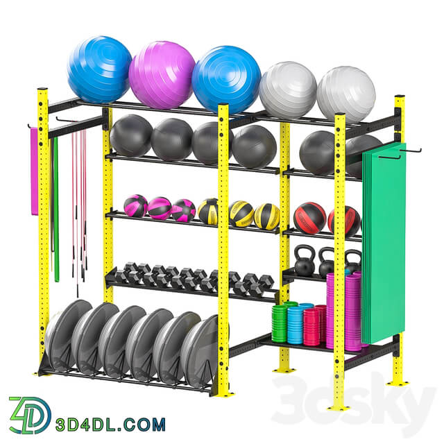 Rack for sports equipment