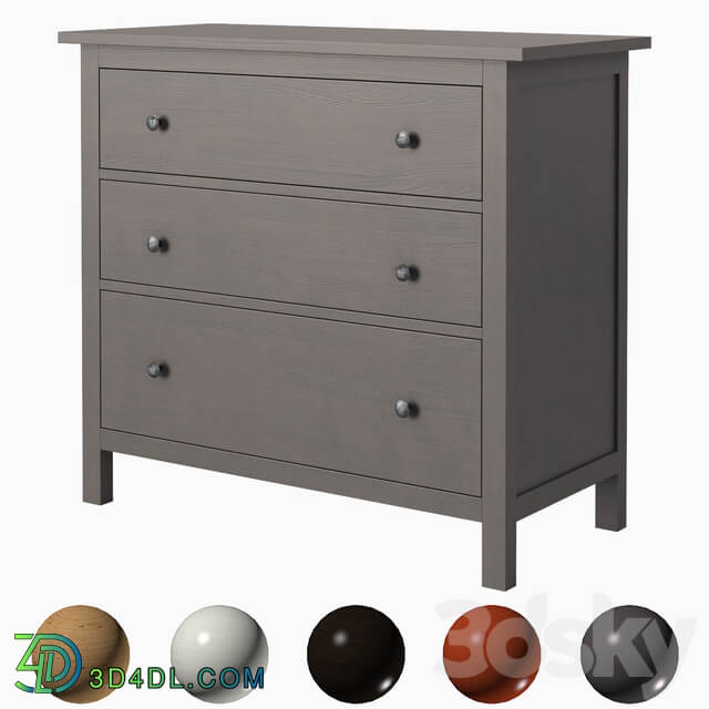 Sideboard Chest of drawer IKEA HEMNES 3 drawer chest