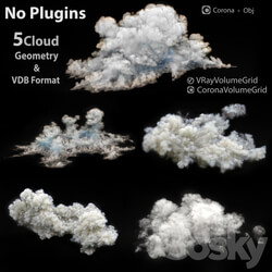 clouds 3D Volumetric cloud 3D Models 