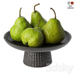 Pears in a bowl 3D Models 