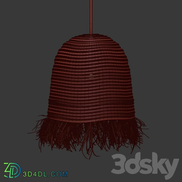Cosydar raphia lamp Cosydar lamp Pendant light 3D Models