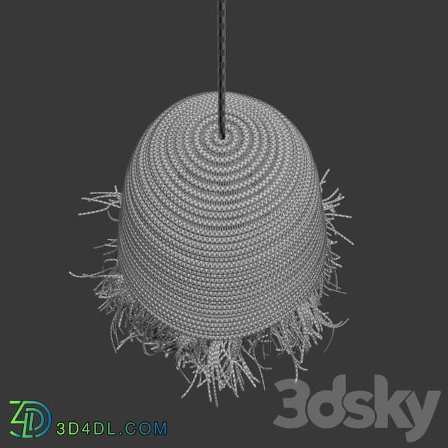 Cosydar raphia lamp Cosydar lamp Pendant light 3D Models