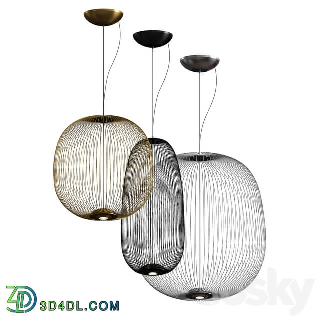 Foscarini spokes Pendant light 3D Models