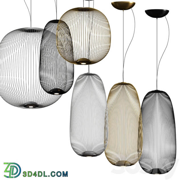 Foscarini spokes Pendant light 3D Models