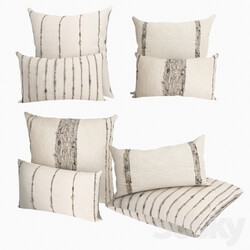 Pillows Restoration Hardware Collection Handwoven Marled Stripe 