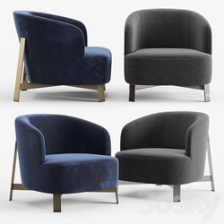 Porada copine steel armchair 