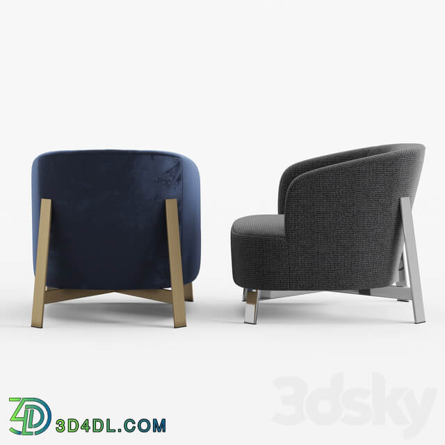 Porada copine steel armchair