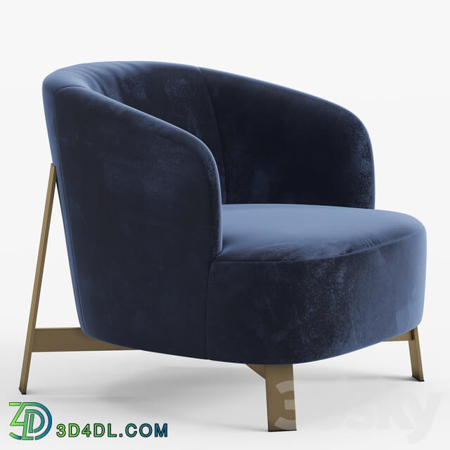 Porada copine steel armchair