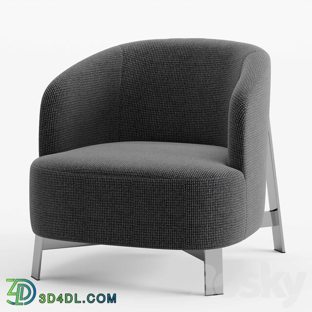 Porada copine steel armchair