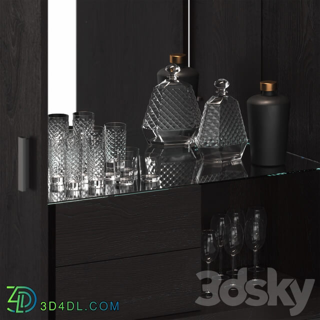 Wardrobe Display cabinets Diamond bar cabinet Tosconova