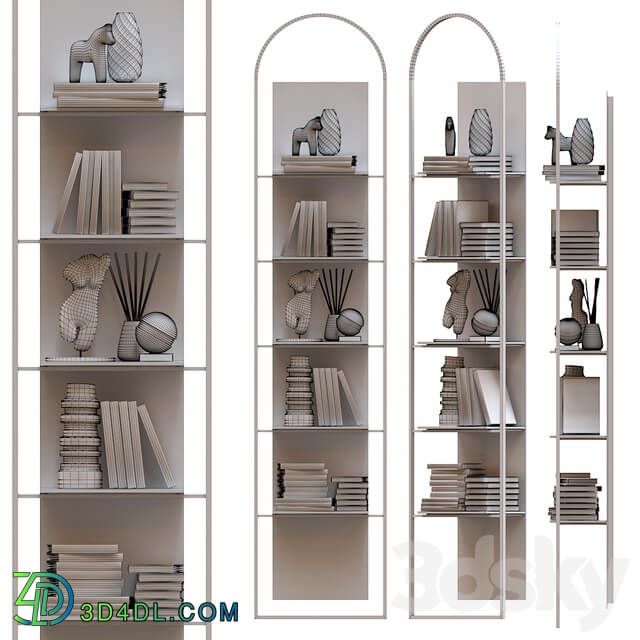 Rack Bookcase Uffizio