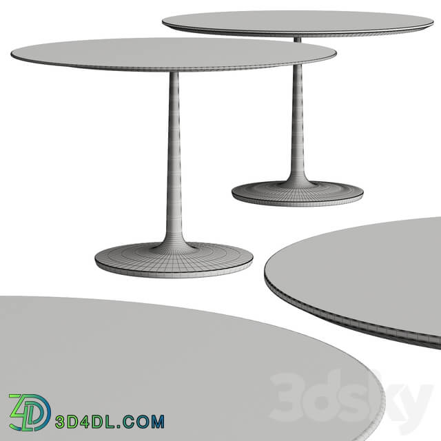 Crate and Barrel Nero Dining Table