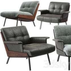 Daiki armchairs by Minotti 