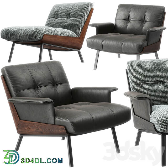 Daiki armchairs by Minotti