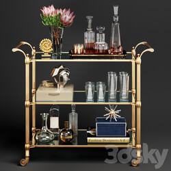 Other Williams Sonoma Beckett Bar Cart 