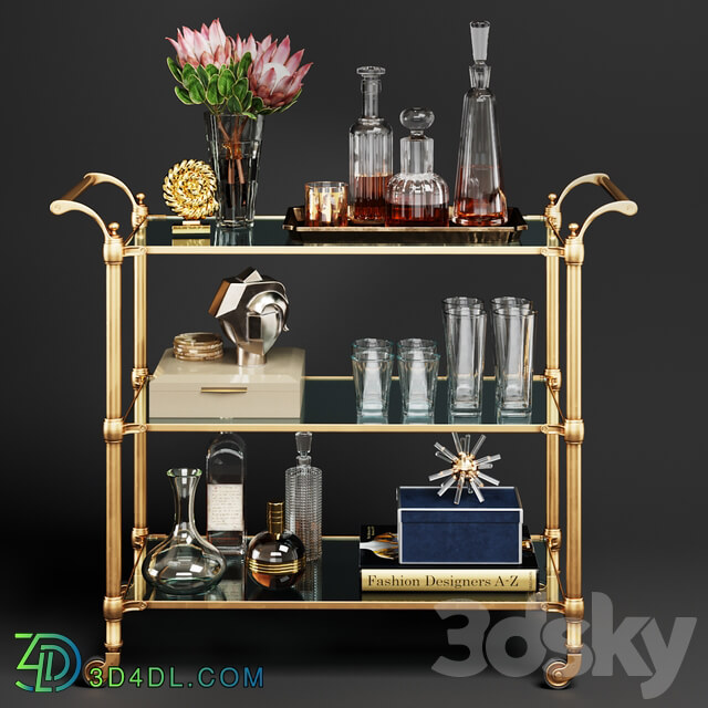 Other Williams Sonoma Beckett Bar Cart