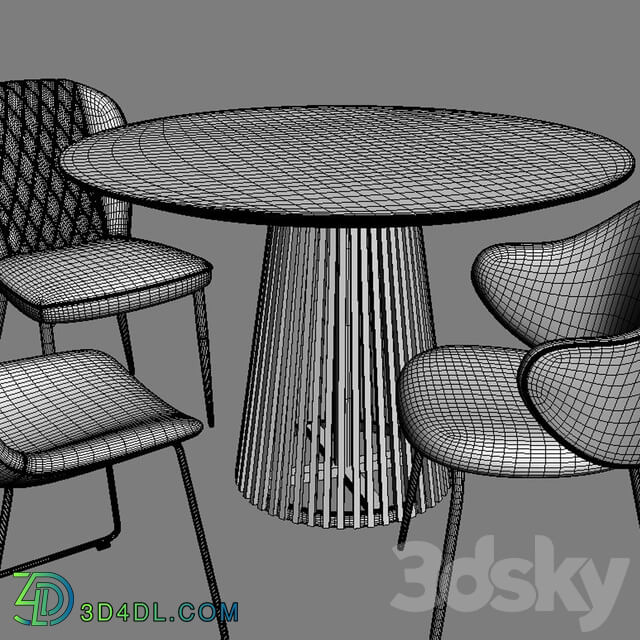 Table Chair La Forma. IRUNE TABLE. Suanne Ziggy. Chair М 44 Vetro Mebel