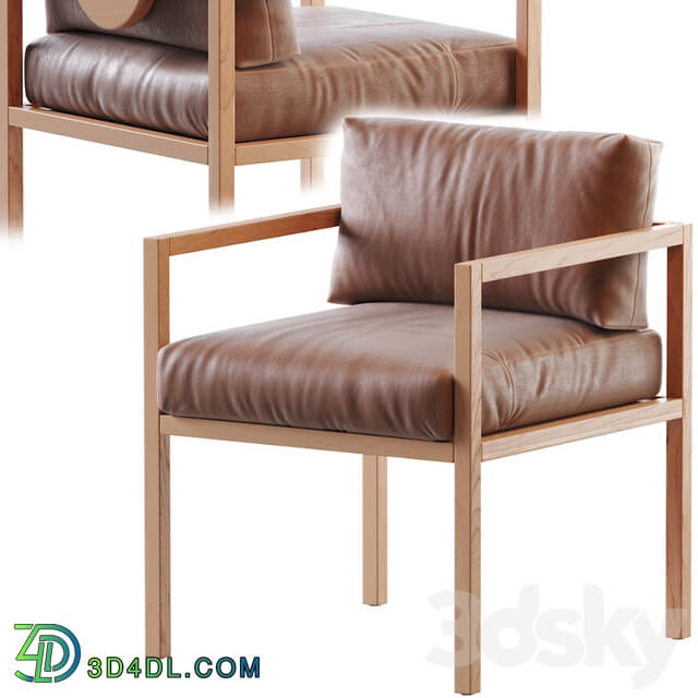 EVE DINING CHAIR IN LEATHER WNT 