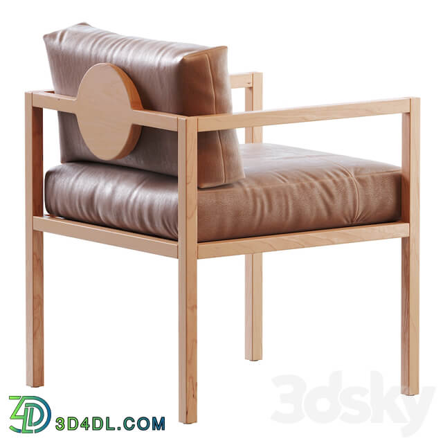 EVE DINING CHAIR IN LEATHER WNT 