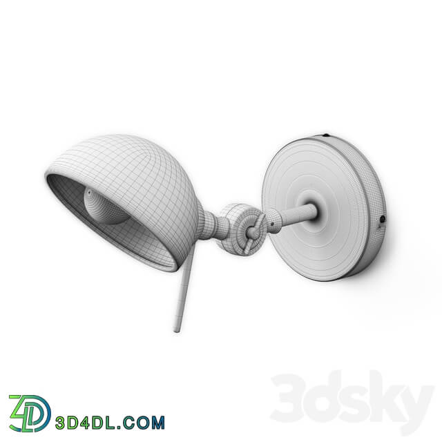 Metal wall lamp Kikan