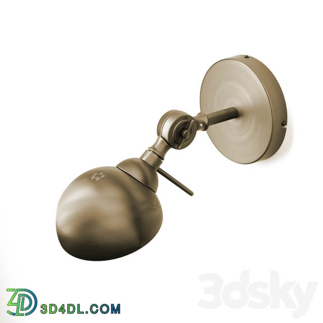 Metal wall lamp Kikan