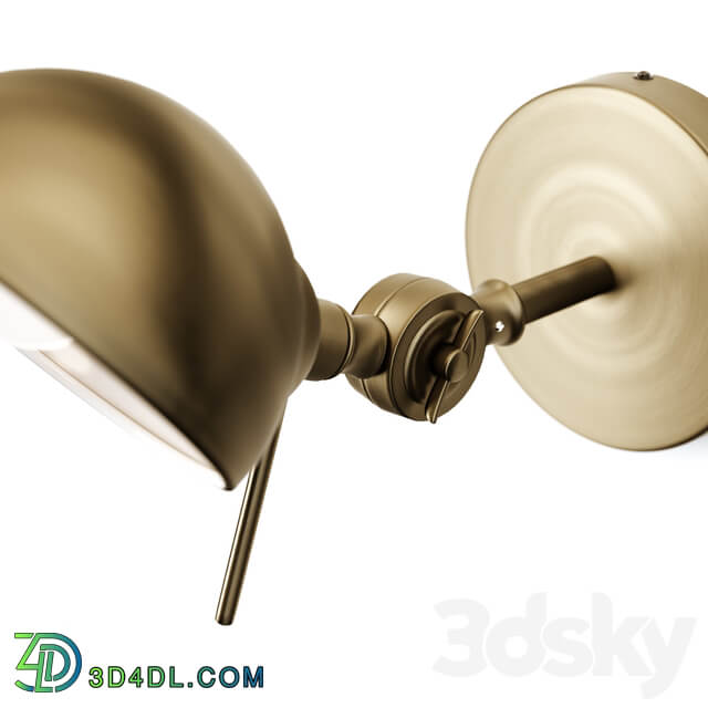 Metal wall lamp Kikan