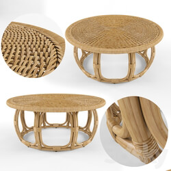 Anguilla Rattan Coffee Table 