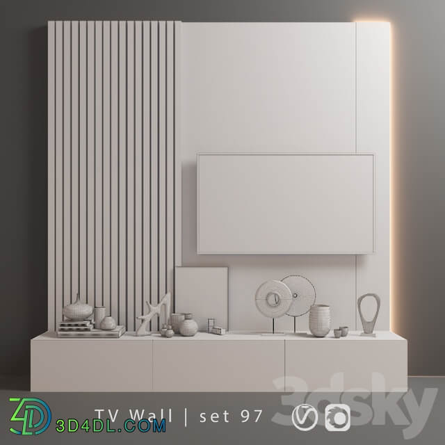 TV Wall set 97