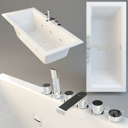 Bathroom teuco wilmotte 170x70 and faucet teuco leaf 