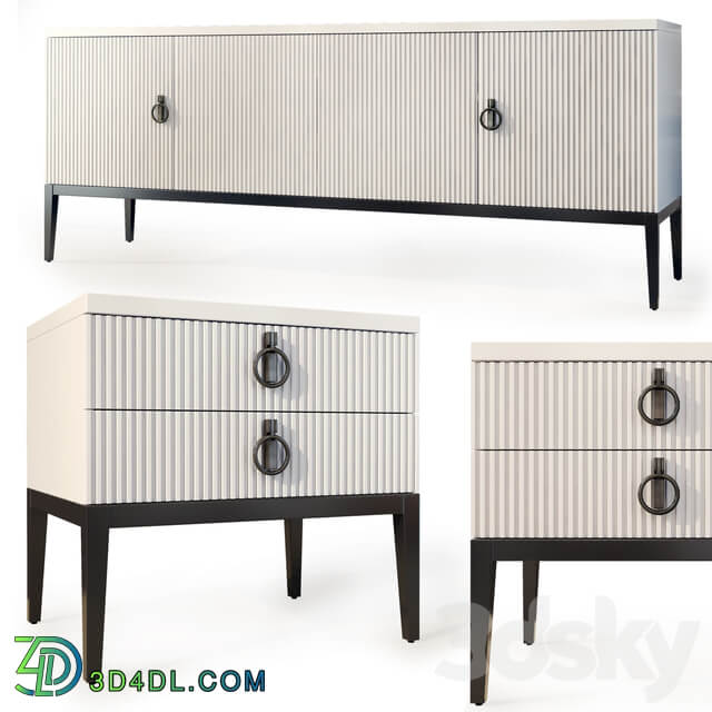 Sideboard Chest of drawer Chest of drawers and bedside table Lima. Nightstand sideboard by Medusa Home