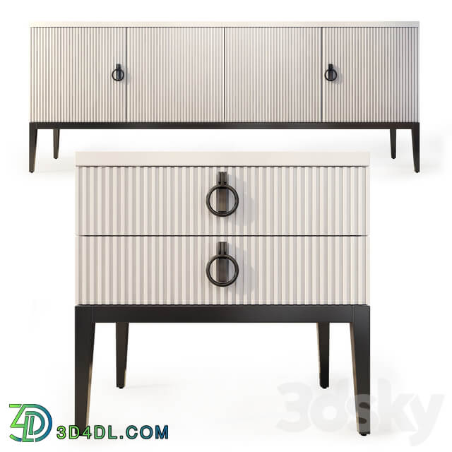 Sideboard Chest of drawer Chest of drawers and bedside table Lima. Nightstand sideboard by Medusa Home