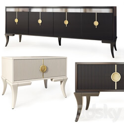 Sideboard Chest of drawer Chest of drawers and bedside table Keops. Nightstand sideboard by Medusa Home 