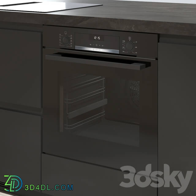 Kitchen Hidden modern kitchen Omoikiri Mixer Bosh