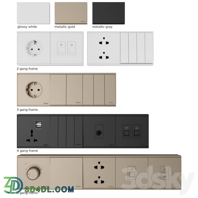 Miscellaneous Electrical Sockets and Switches Simon E6