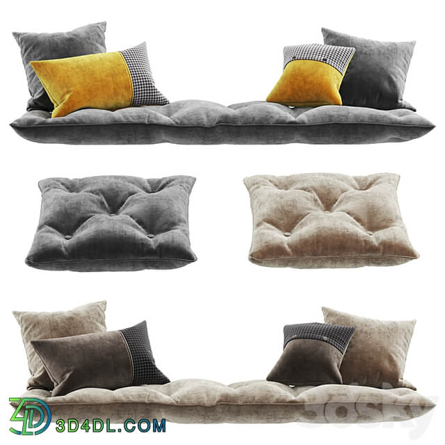 Seat pillow set 6