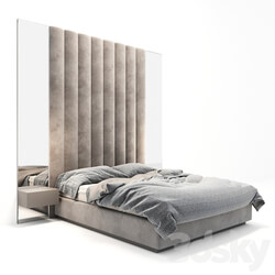 Bed Bed gray 