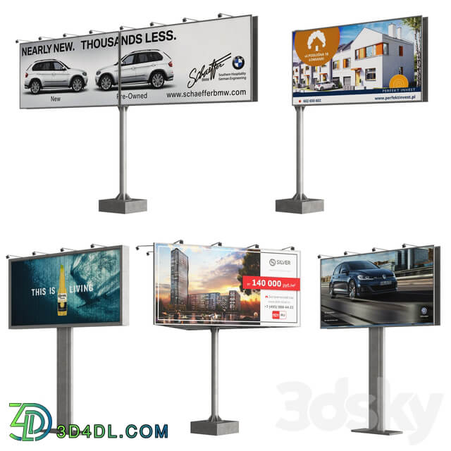 Urban environment Billboards